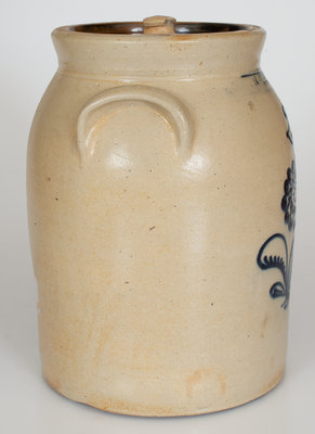 Two-Gallon N. CLARK & Co / ROCHESTER Lidded Stoneware Jar