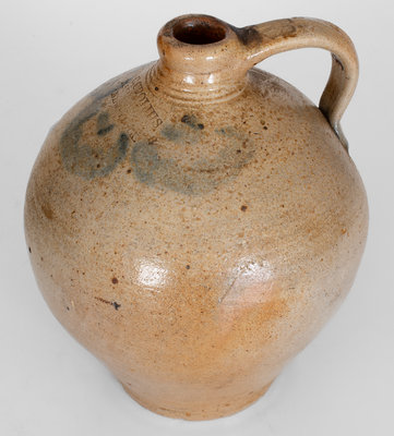 Fine C. CROLIUS / MANUFACTURER / NEW-YORK One-Gallon Stoneware Jug