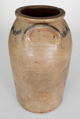 Two-Gallon C. CROLIUS / MANUFACTURER / NEW-YORK Stoneware Jar