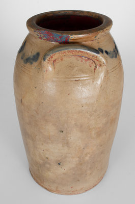 Two-Gallon C. CROLIUS / MANUFACTURER / NEW-YORK Stoneware Jar