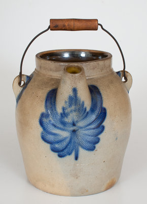 One-and-a-Half-Gallon COWDEN & WILCOX / HARRISBURG, PA Stoneware Batter Pail
