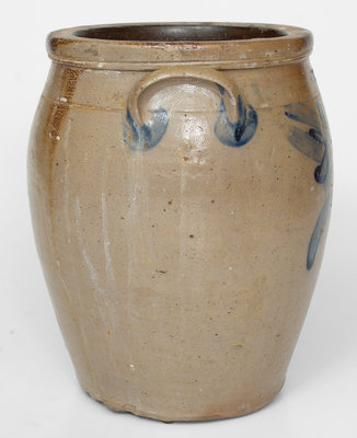 Very Rare WEIMER & BRO, Snydertown, PA Two-Gallon Stoneware Jar, 1868-1872