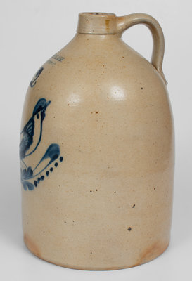 CONNOLLY & PALMER / NEW BRUNSWICK, N. J. Stoneware Bird Jug