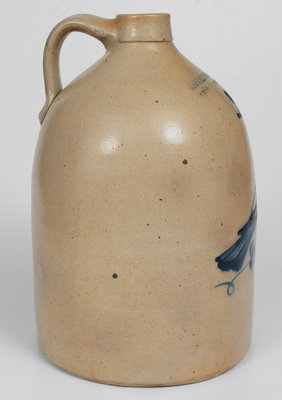 CONNOLLY & PALMER / NEW BRUNSWICK, N. J. Stoneware Bird Jug