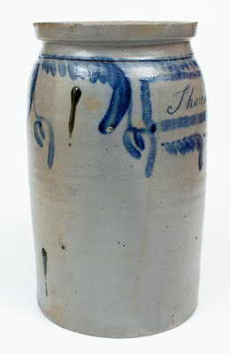 Very Rare Baltimore, MD Stoneware Presentation Jar Inscribed 