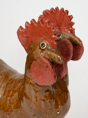 Reggie Meaders Two-Headed Rooster Figure