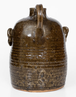 David Meaders Face Jug with Rock Eyes