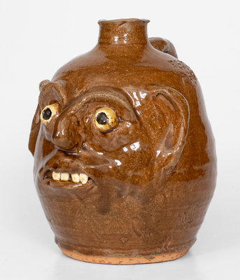 Reggie Meaders Face Jug, Cleveland, Georgia