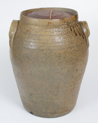 5 Gal. E. S. CRAVEN, Randolph County, North Carolina Stoneware Jar