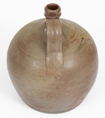 J. M. YOW / ERECT, NC Squat-Shaped Stoneware Jug