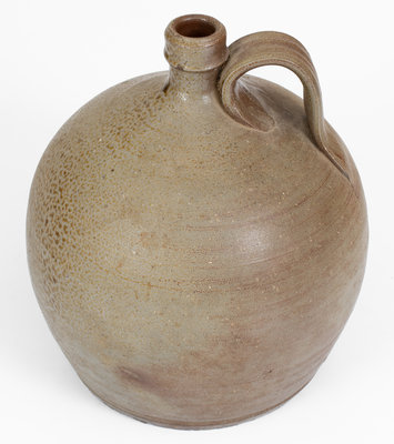 J. M. YOW / ERECT, NC Squat-Shaped Stoneware Jug