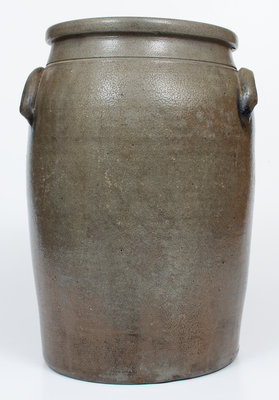 4 Gal. Jackson Courthouse, West Virginia Stoneware Advertising Jar