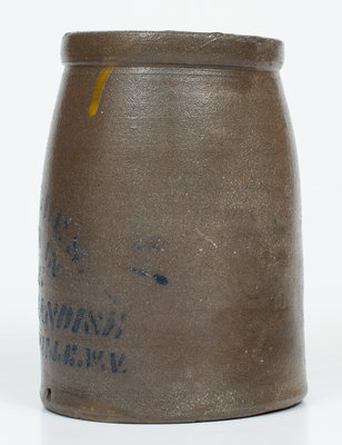 COTTAGEVILLE, W. VA Stoneware Advertising Canning Jar