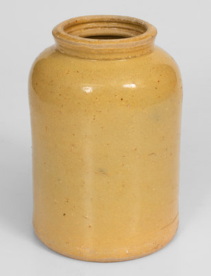 JOHN BELL, Waynesboro, PA Yellow Canning Jar