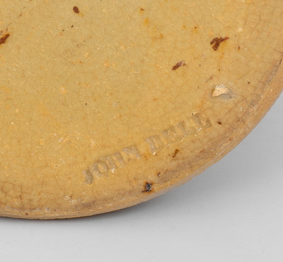 JOHN BELL, Waynesboro, PA Yellow Canning Jar