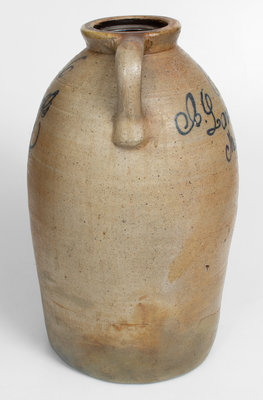 J. Lambright / Newport, Ohio Six-Gallon Open-Handled Stoneware Jar