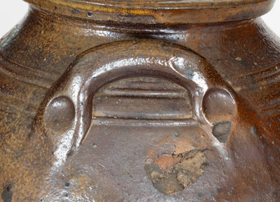 Rare American Stoneware Jar w/ Impressed