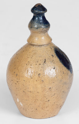 Unusual New York State Stoneware Bank Inscribed