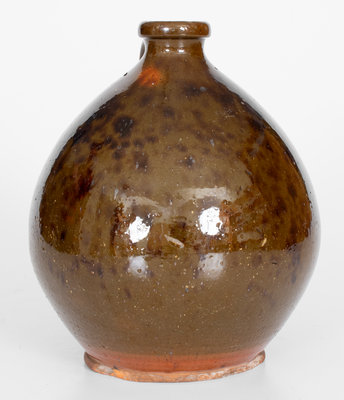 Ovoid Pennsylvania Redware Jug, early to mid 19th century