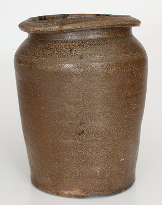 North Carolina Stoneware Jar Marked 