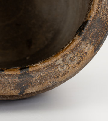 North Carolina Stoneware Jar Marked 
