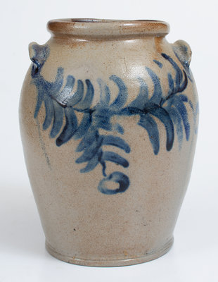 1 Gal. Baltimore, MD Stoneware Jar with Floral Decoration