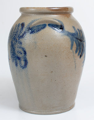 1 Gal. Baltimore, MD Stoneware Jar with Floral Decoration