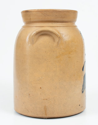 Scarce J. BURGER JR. / ROCHESTER, NY Stoneware Jar Dated