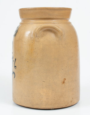 Scarce J. BURGER JR. / ROCHESTER, NY Stoneware Jar Dated