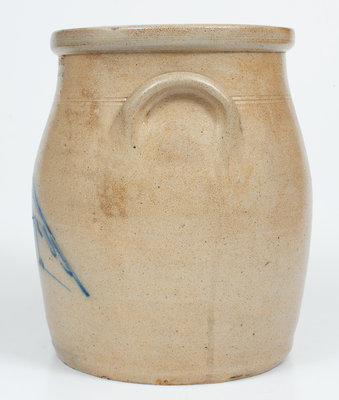 2 Gal. F. B. NORTON & CO. / WORCESTER, MASS. Stoneware Bird Jar