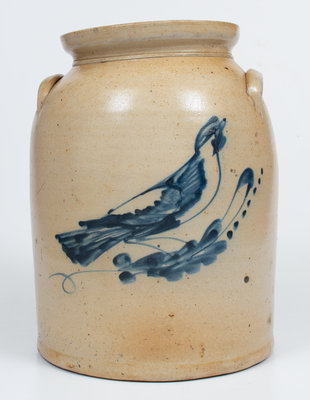 4 Gal. CONNOLLY & PALMER / NEW BRUNSWICK, NJ Stoneware Bird Jar