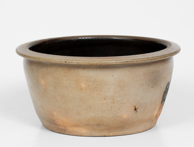 Central Pennsylvania Stoneware Bowl with Floral Decoration