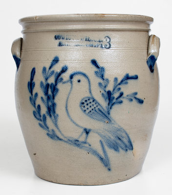 3 Gal. COWDEN & WILCOX / HARRISBURG, PA Stoneware Bird Jar