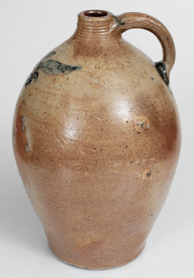 3 Gal. States Family, Stonington, Connecticut Stoneware Jug w/ Incised Decoration