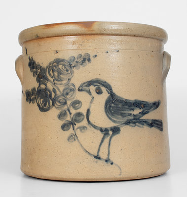 4 Gal. SEYMOUR & BOSWORTH / HARTFORD, CONN. Stoneware Bird Crock