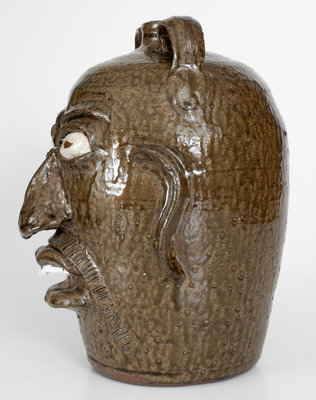 Fine Oversized Chester Hewell Face Jug