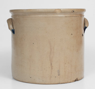 2 Gal. COWDEN & WILCOX / HARRISBURG, PA Stoneware Crock w/ Leaf Decoration