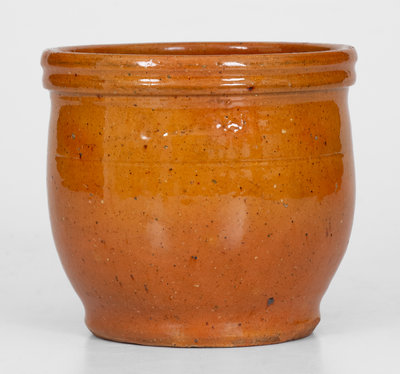 Small-Sized JOHN W. BELL / Waynesboro, Pa. Redware Jar, c1880