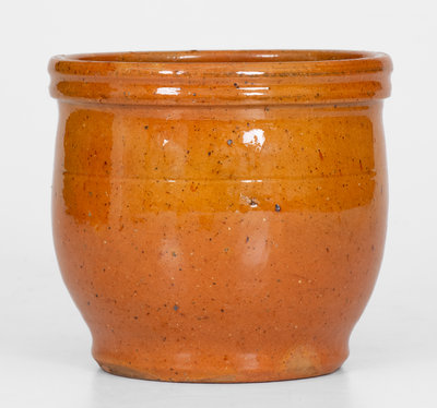 Small-Sized JOHN W. BELL / Waynesboro, Pa. Redware Jar, c1880