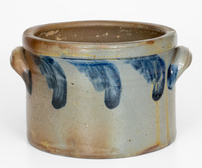 JOHN BELL / WAYNESBORO Stoneware Butter Crock, c1850-80