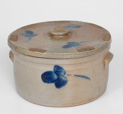 Baltimore, MD Stoneware Cake Crock with Floral Decoration