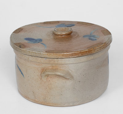 Baltimore, MD Stoneware Cake Crock with Floral Decoration