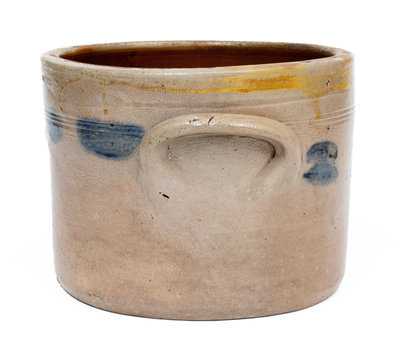 ELIZ.TOWN-N.J (J.M. Pruden, Elizabethtown, NJ) Stoneware Cake Crock