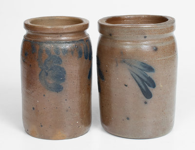 Lot of Two: 1/4 Gal. Chester County, PA Stoneware Jars