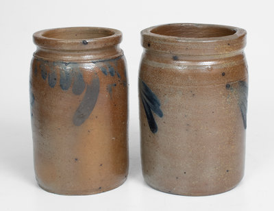 Lot of Two: 1/4 Gal. Chester County, PA Stoneware Jars