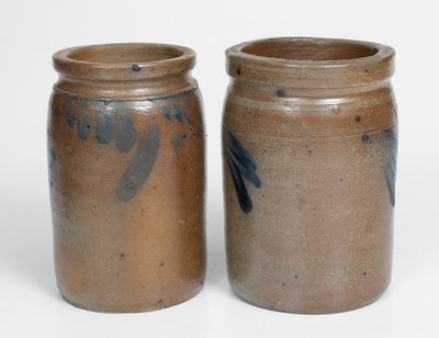 Lot of Two: 1/4 Gal. Chester County, PA Stoneware Jars
