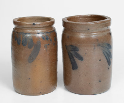 Lot of Two: 1/4 Gal. Chester County, PA Stoneware Jars