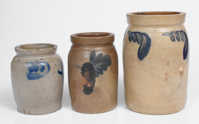 Lot of Three: Philadelphia, PA Stoneware Jars