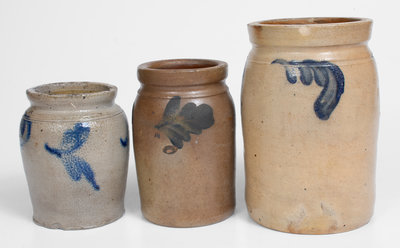 Lot of Three: Philadelphia, PA Stoneware Jars