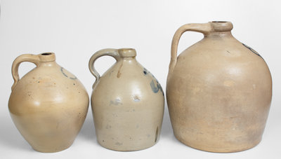 Lot of Three: Northeastern American Stoneware Jugs